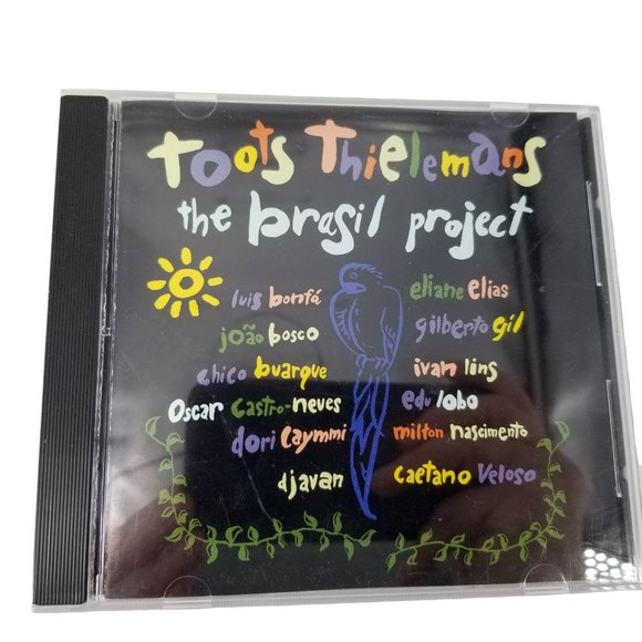 Toots Thielemans Music CD The Brasil Project 1992 Belgium Jazz Harmonica Whistle - Picture 1 of 8